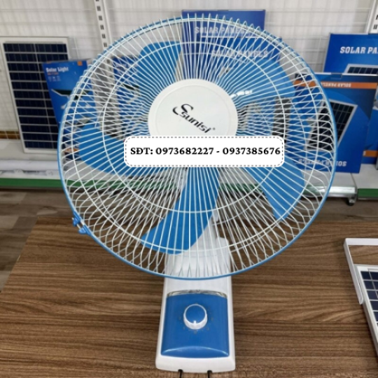 Quạt treo tường năng lượng mặt trời siêu mạnh | 2024