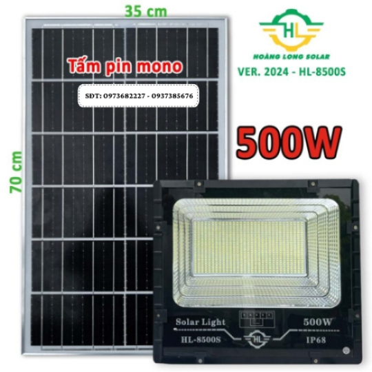 Đèn pha năng lượng mặt trời solar light HL-8500S – New 2024