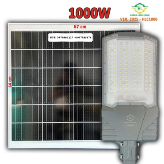 Đèn năng lượng mặt trời công trình cao cấp 1000w HLC1000
