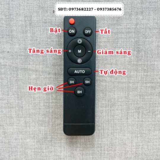 Đèn năng lượng mặt trời bàn chải 200W – HLC200 trắng – NEW 2024