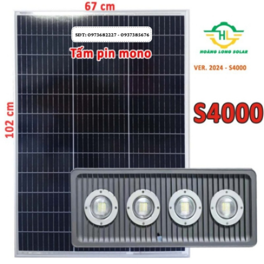 Đèn đường năng lượng mặt trời cao cấp S4000