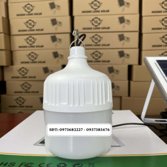 Đèn pha năng lượng mặt trời bóng bup 100W -HLB100 tấm pin mono