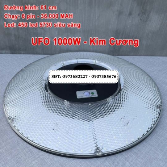 Đèn UFO liền thể năng lượng mặt trời UFO Kim Cương 1000w