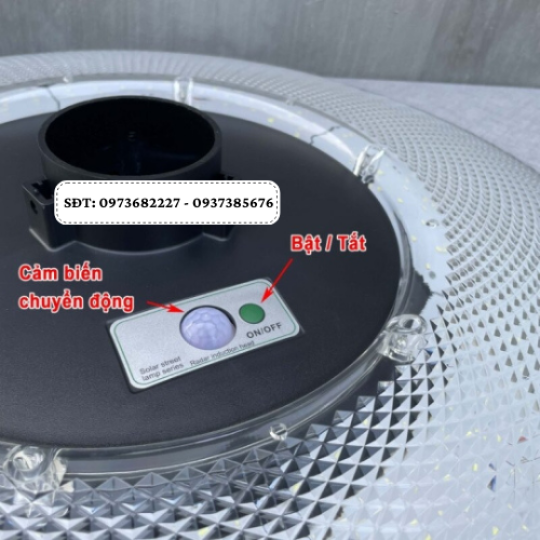 Đèn UFO liền thể năng lượng mặt trời UFO Kim Cương 1000w