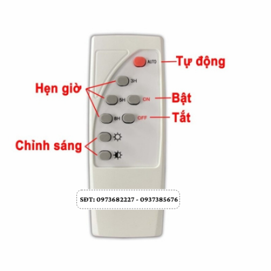 Đèn pha năng lượng mặt trời bóng bup 100W -HLB100 tấm pin mono