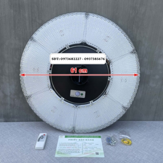 Đèn UFO liền thể năng lượng mặt trời UFO Kim Cương 1000w 3 màu