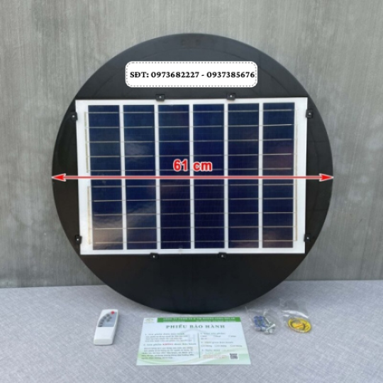 Đèn UFO liền thể năng lượng mặt trời UFO Kim Cương 1000w 3 màu