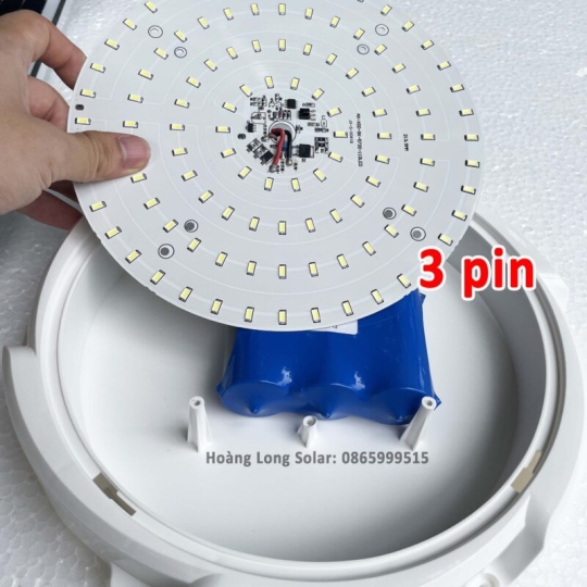 Đèn ốp trần năng lượng mặt trời 200w tấm pin mono | Mã HLO200 – ver 2024