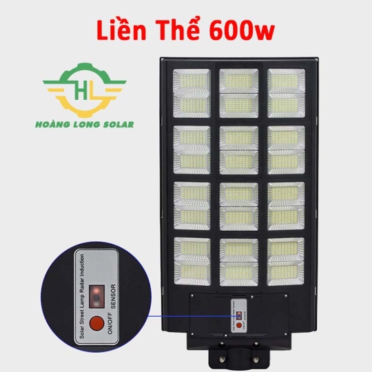 Đèn năng lượng mặt trời liền thể 600w HLT600