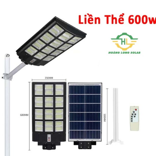 Đèn năng lượng mặt trời liền thể 600w HLT600